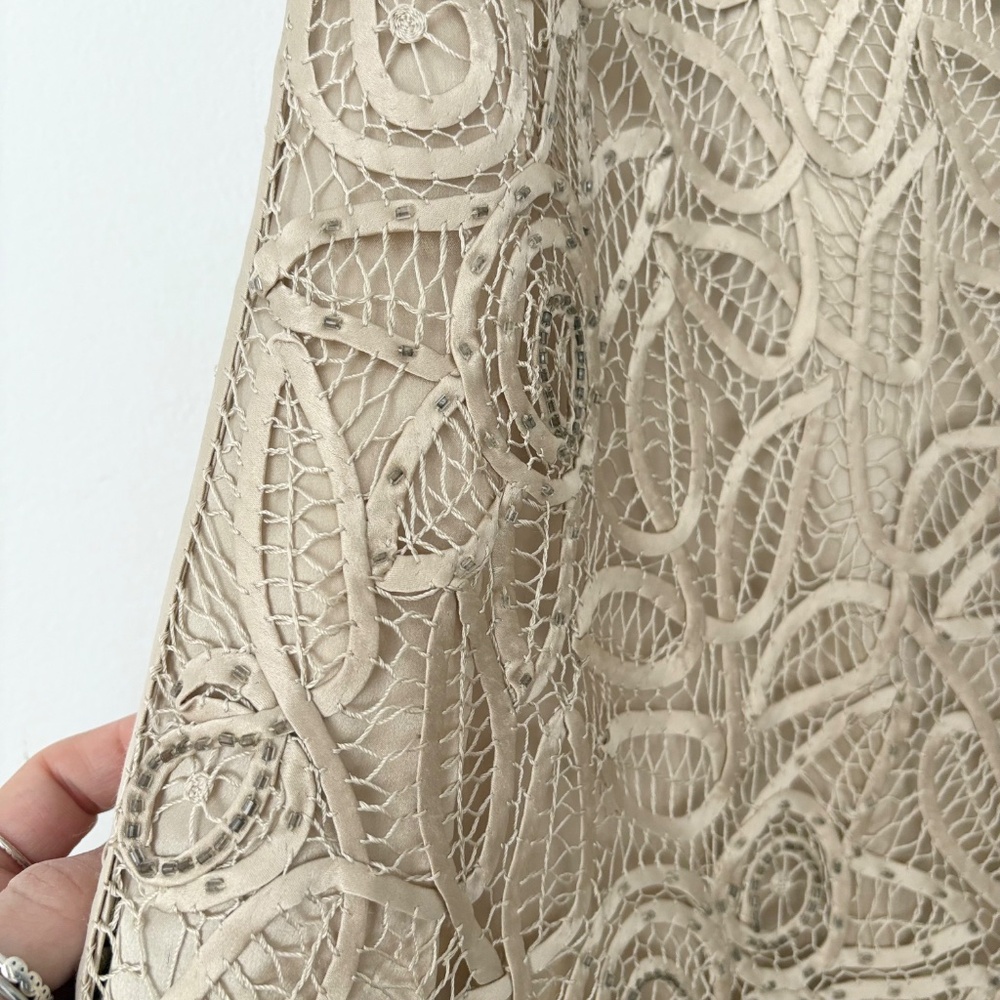 Vintage Silk lace midi skirt - Picture 4 of 7